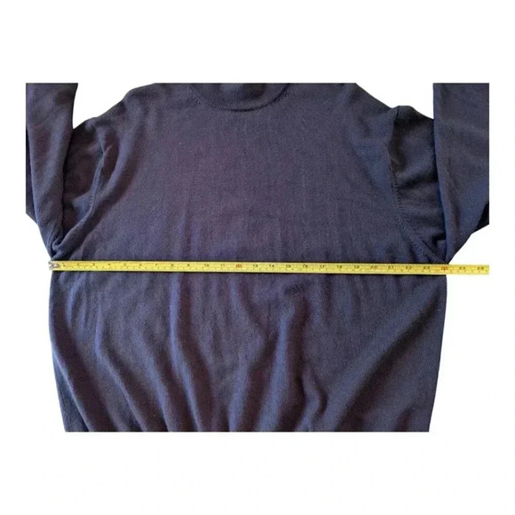 Raffi Linea Uomo Italian Extra Fine Merino Sweater, Dark Brown, XXL - Picture 8 of 10